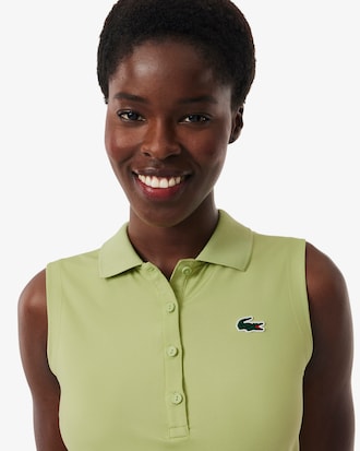 Polo da golf slim fit elasticizzata UV Protect