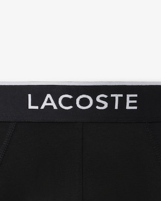 Confezione da 3 slip in cotone tinta unita con logo