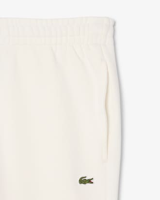 Pantaloni della tuta tapered fit in tessuto felpato