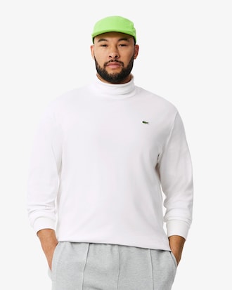 T-shirt con collo alto a maniche lunghe