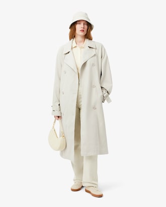 Trench oversize in denim