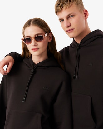 Felpa con cappuccio in tessuto pesante