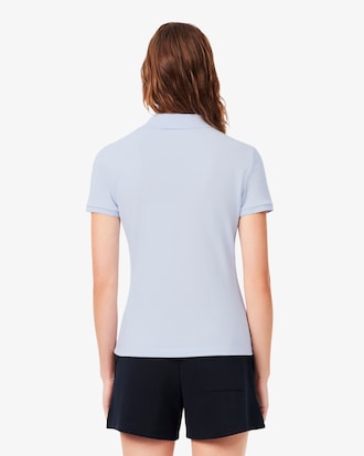 Polo da donna in piqu&eacute; di cotone stretch Lacoste slim fit