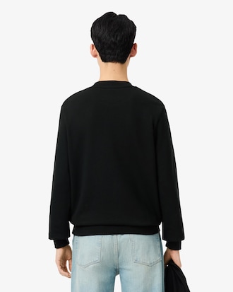 Felpa in tessuto felpato classic fit