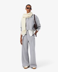 Pantaloni della tuta flare fit a coste