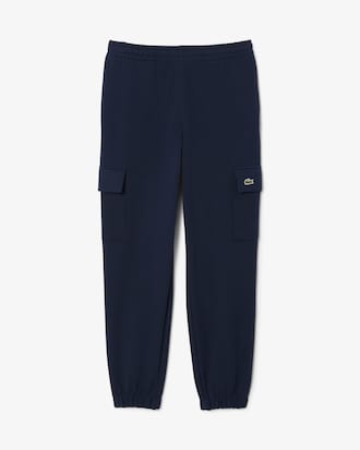 Pantaloni della tuta cargo in tessuto felpato
