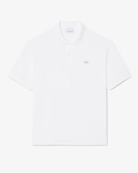 Polo in piqu&eacute; pesante loose fit