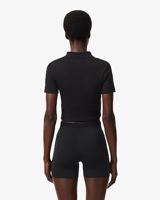 Shorts da ciclismo in microfibra a vita alta