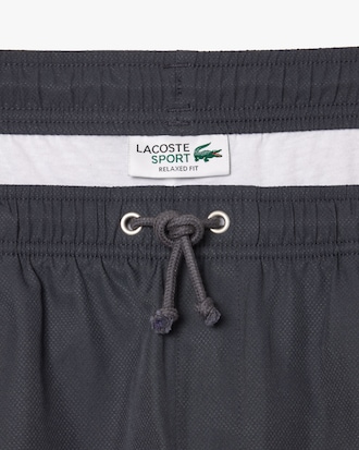 Shorts da tennis in taffet&agrave; a rombi leggero
