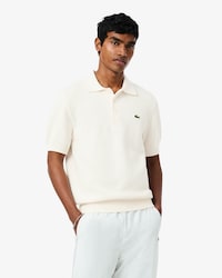 Maglione con collo a polo di produzione francese Archive Re-edition