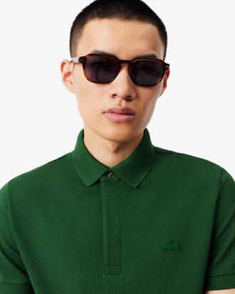 Polo regular fit in piqu&eacute; elasticizzato Paris