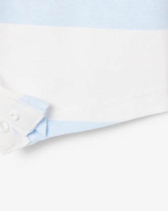 Tutina neonato in interlock a righe