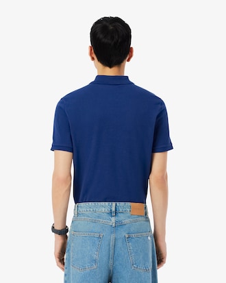 Polo slim fit in piqué L.12.12