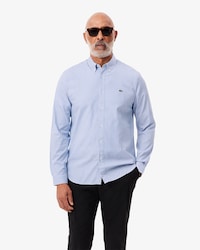Camicia in cotone a righe regular fit