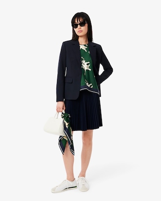 Top regular fit in seta fluida leggera