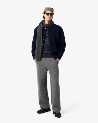 Bomber in jersey di lana merinos