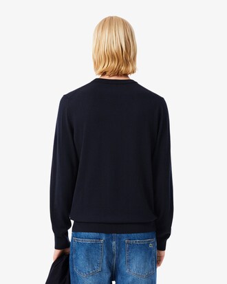 Maglione girocollo in lana merino