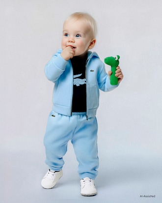 Set da neonato in tessuto felpato