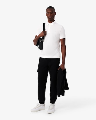Polo regular fit in piqu&eacute; elasticizzato Paris