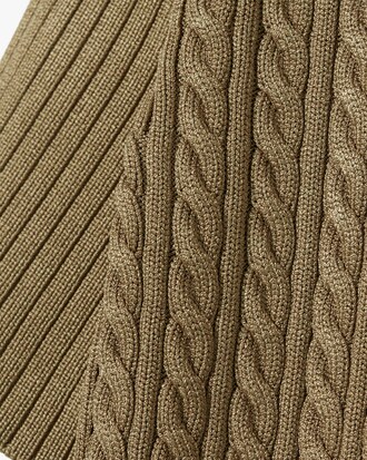 Maglione girocollo a trecce Runway