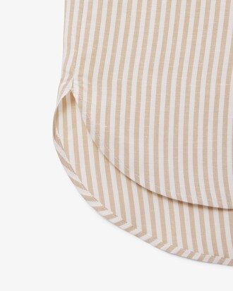 Chemisier oversize in misto lino