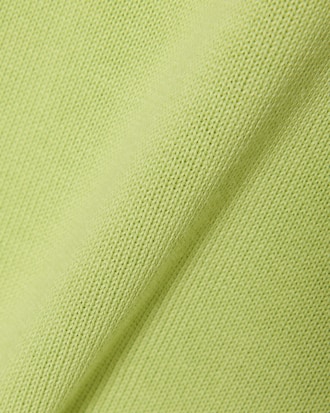 Maglione monocromatico in cotone con scollo a V