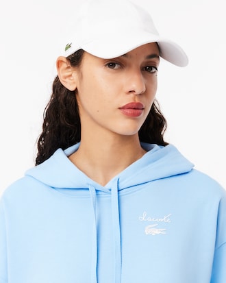 Felpa con cappuccio in pile con logo