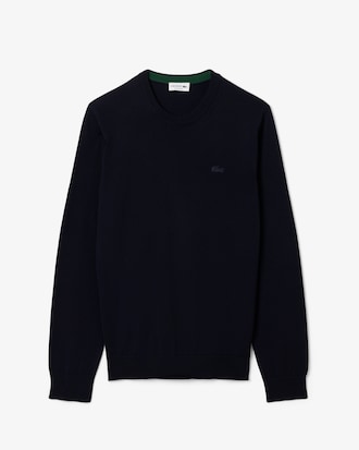 Maglione girocollo in lana merino