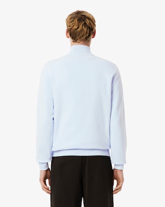 Felpa con collo alto con zip