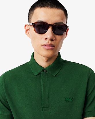 Polo regular fit in piqu&eacute; elasticizzato Paris