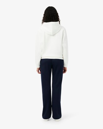 Pantaloni felpati taglio svasato con pieghe