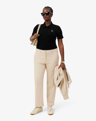 Polo slim fit in cotone a costine L.12.D