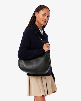 Borsa hobo in pelle pieno fiore City Court