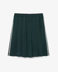 Gonna a pieghe in piqu&eacute; interlock