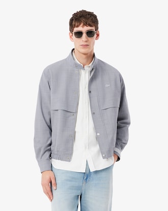 Giacca Harrington in misto lana