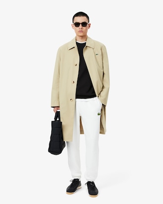 Felpa in pile loose fit con stemma a contrasto