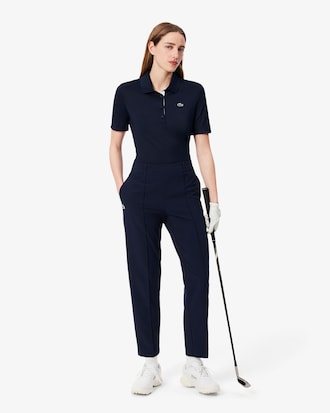 Polo da golf slim fit elasticizzata UV Protect