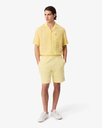 Shorts in tessuto felpato regular fit