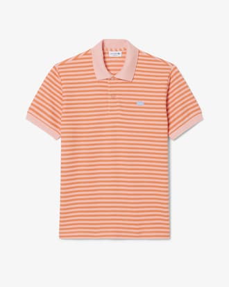Polo a righe testurizzata classic fit