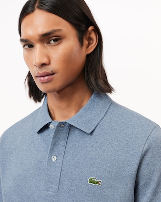 Polo slim fit in piqué L.12.12