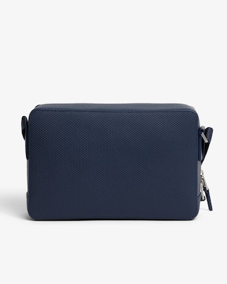 Borsa Reporter in pelle effetto piqu&eacute; Chantaco