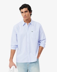 Camicia Oxford a righe regular fit