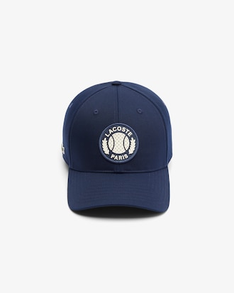 Cappellino da baseball regolabile in twill