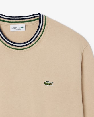 Maglione in jersey di cotone a righe