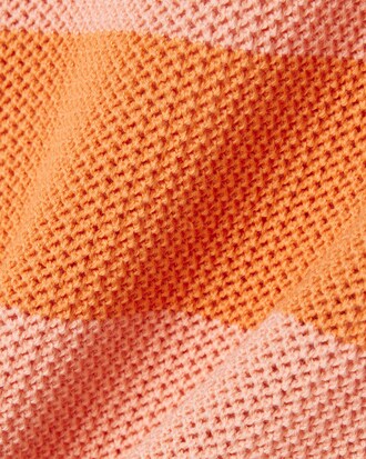 T-shirt a righe in mesh