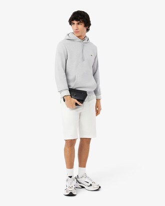 Borsa messenger mini in pelle con monogramma