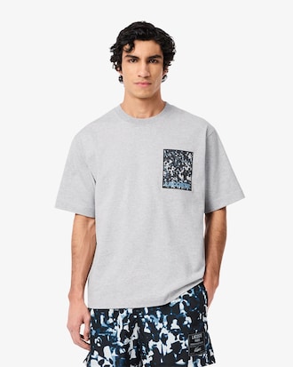 T-shirt in jersey pesante loose fit