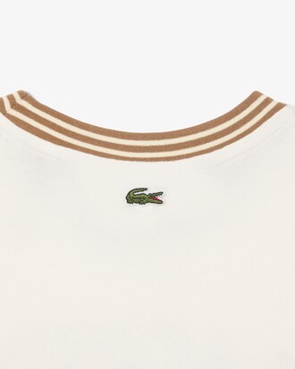 T-shirt in cotone con logo Lacoste