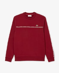 Felpa in tessuto felpato con bordo con logo