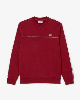 Felpa in tessuto felpato con bordo con logo